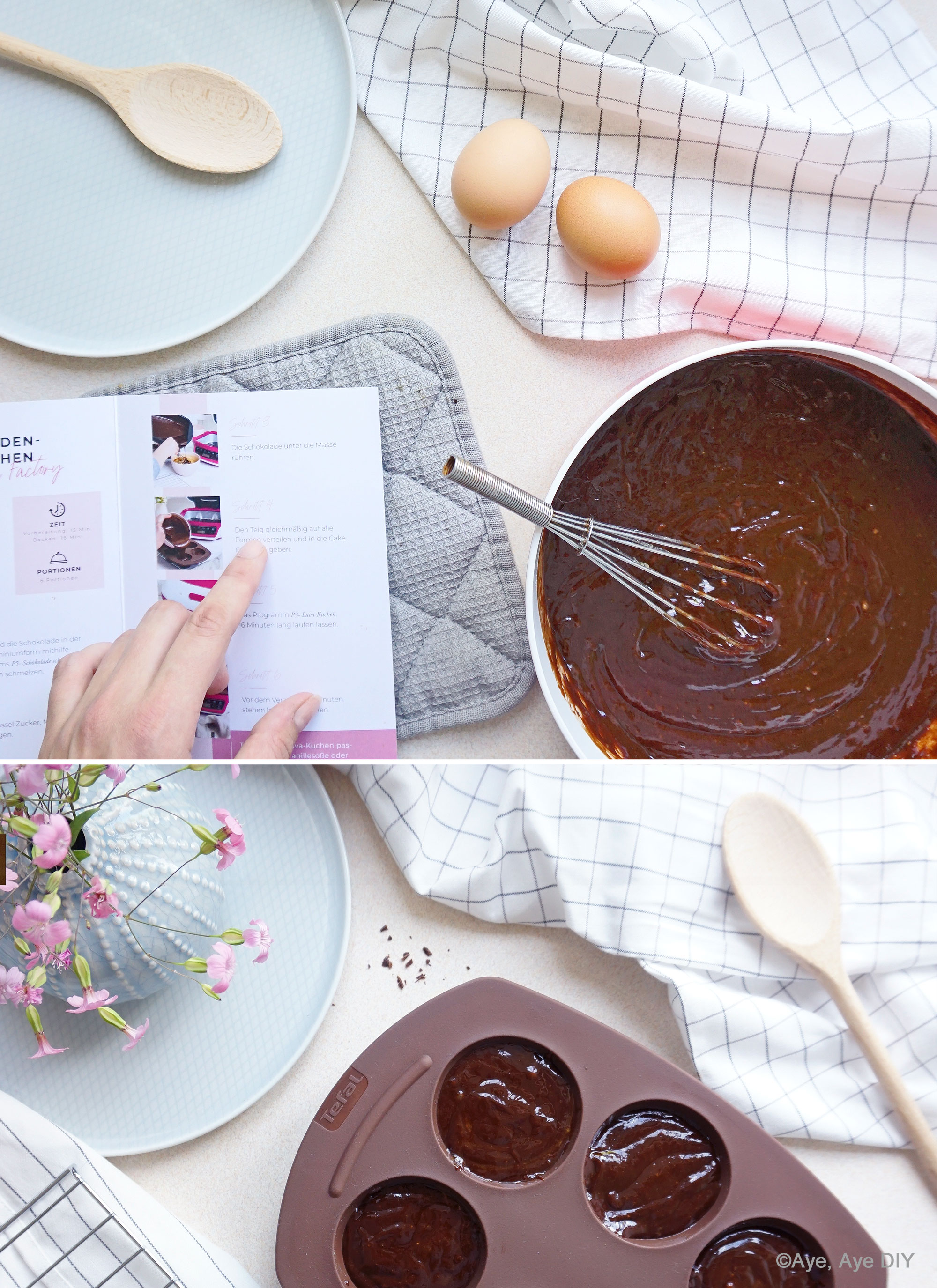 DIY Etagere selber machen ohne Bohren: Backen mit Tefal