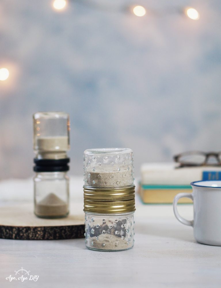 Sanduhr selber bauen: Altglas Upcycling - Mee(h)r Zeit für dich ...