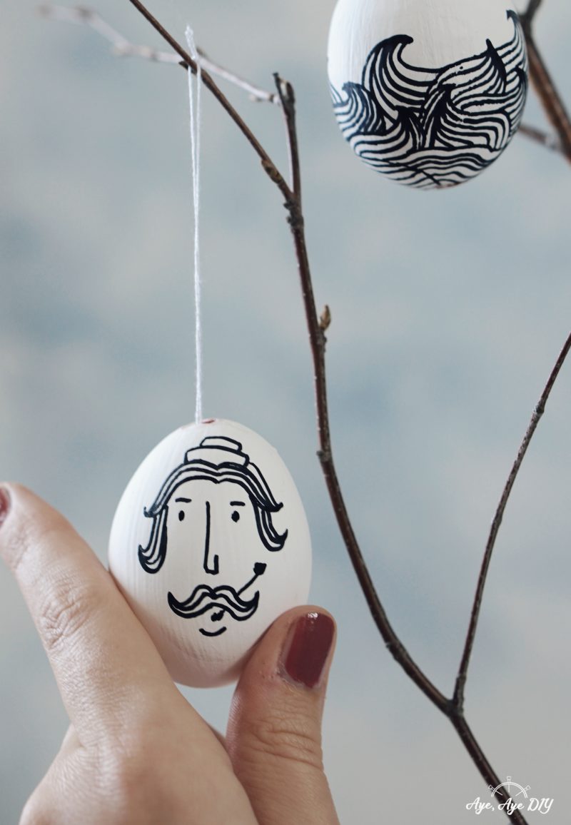 Ostern Ahoi! 3 Vorlagen zum Ostereier bemalen - Aye, Aye DIY