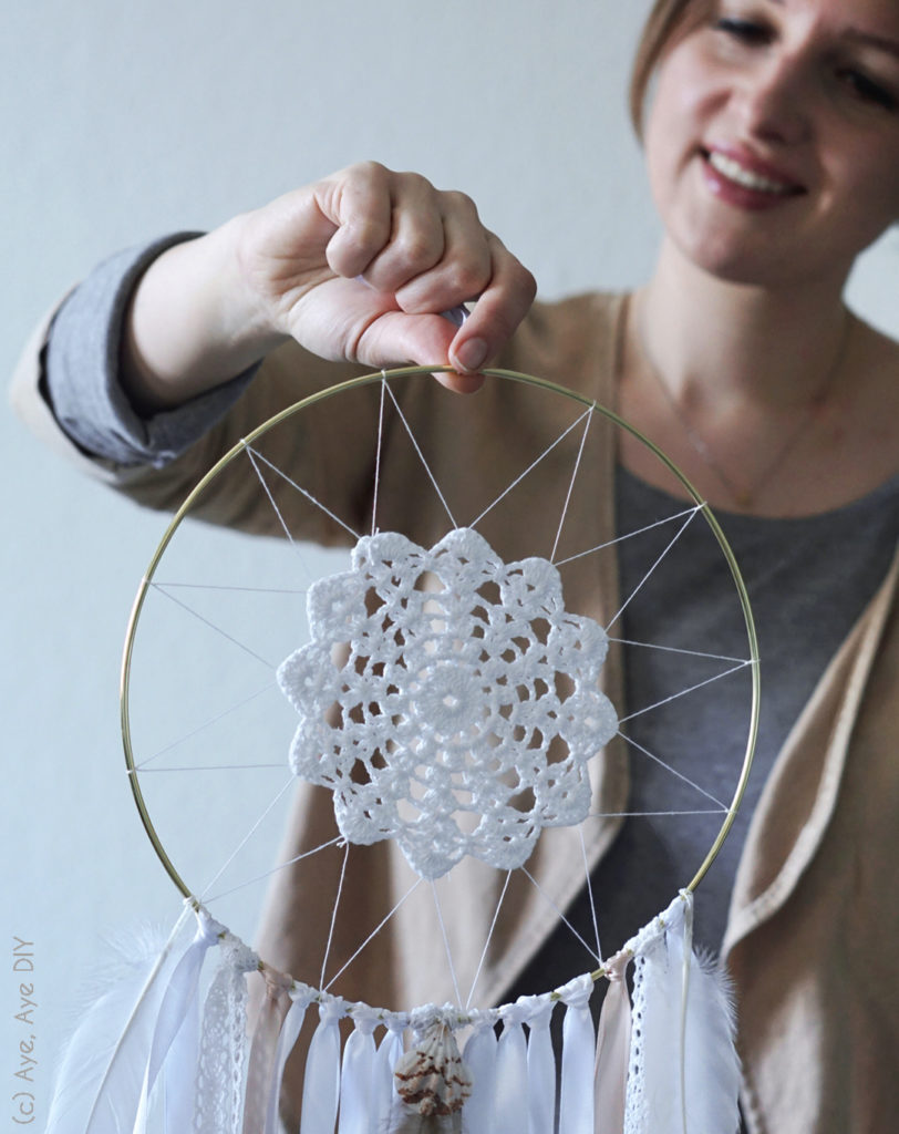 Portrait mit Traumfänger